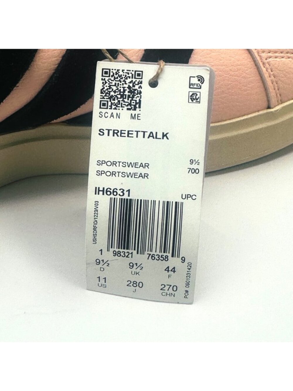 Women's Adidas Streettalk Pink Sneakers Casual Shoes Size11 IH6631 NEW - Picture 9 of 9